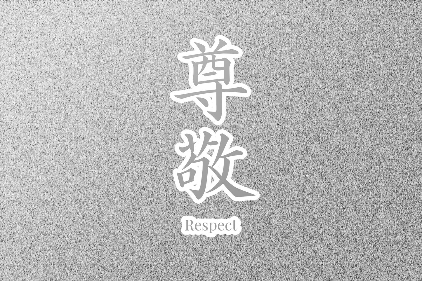 Wholesale Respect Japanese Sticker