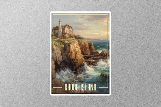 Dreamy Rhode Island Travel Stickers