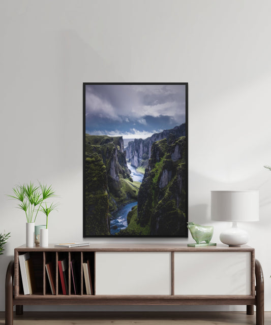 River in the Mountains Poster - Matte Paper