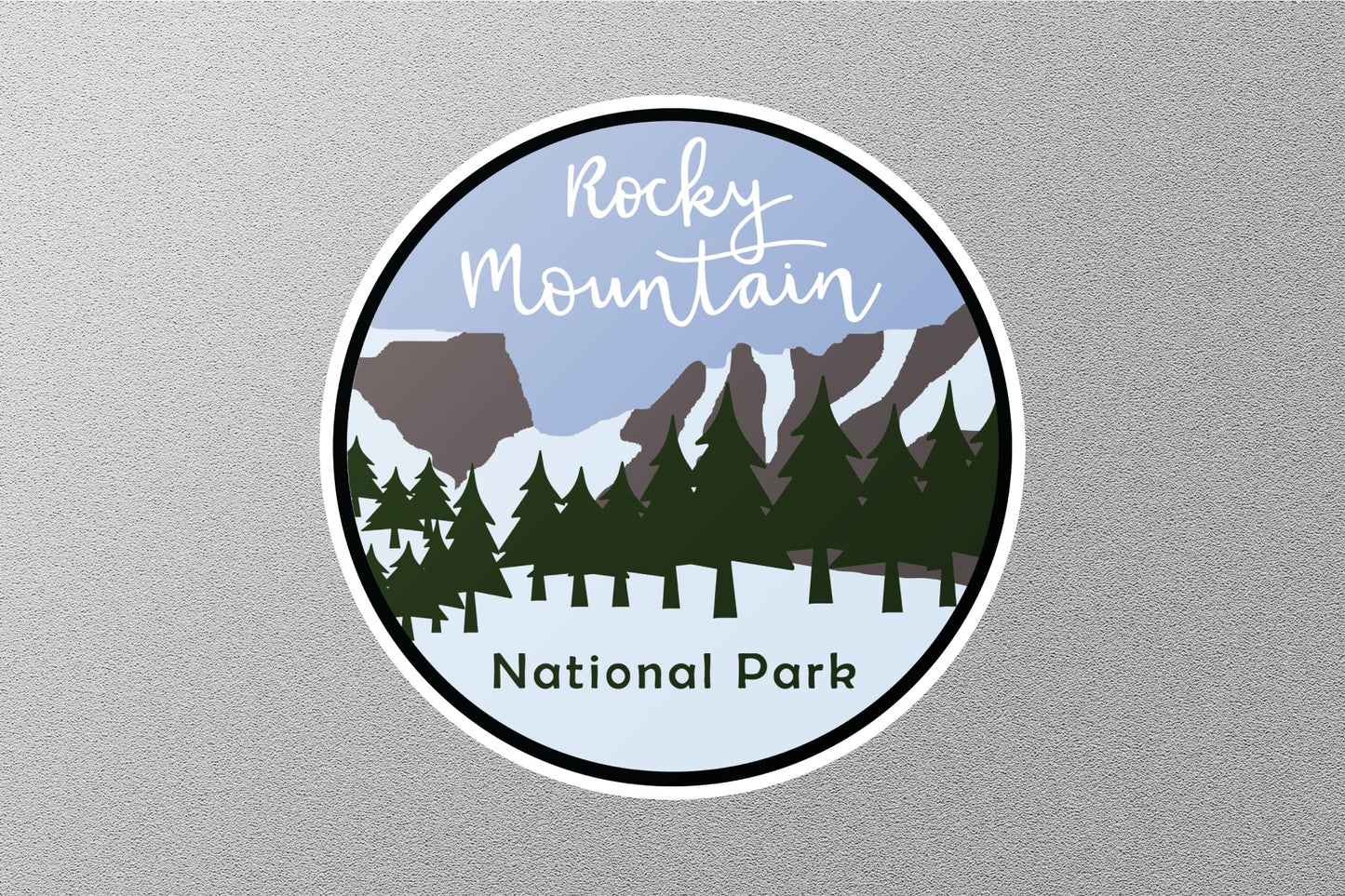 Rocky Mountain Circle National Park Sticker