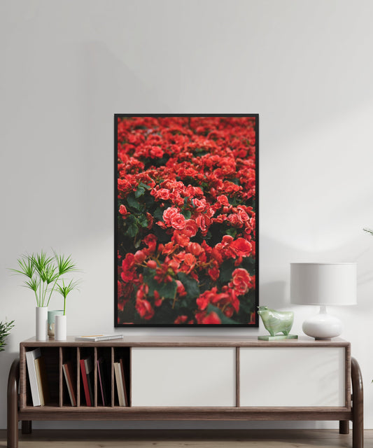 Romantic Flowers Poster - Matte Paper