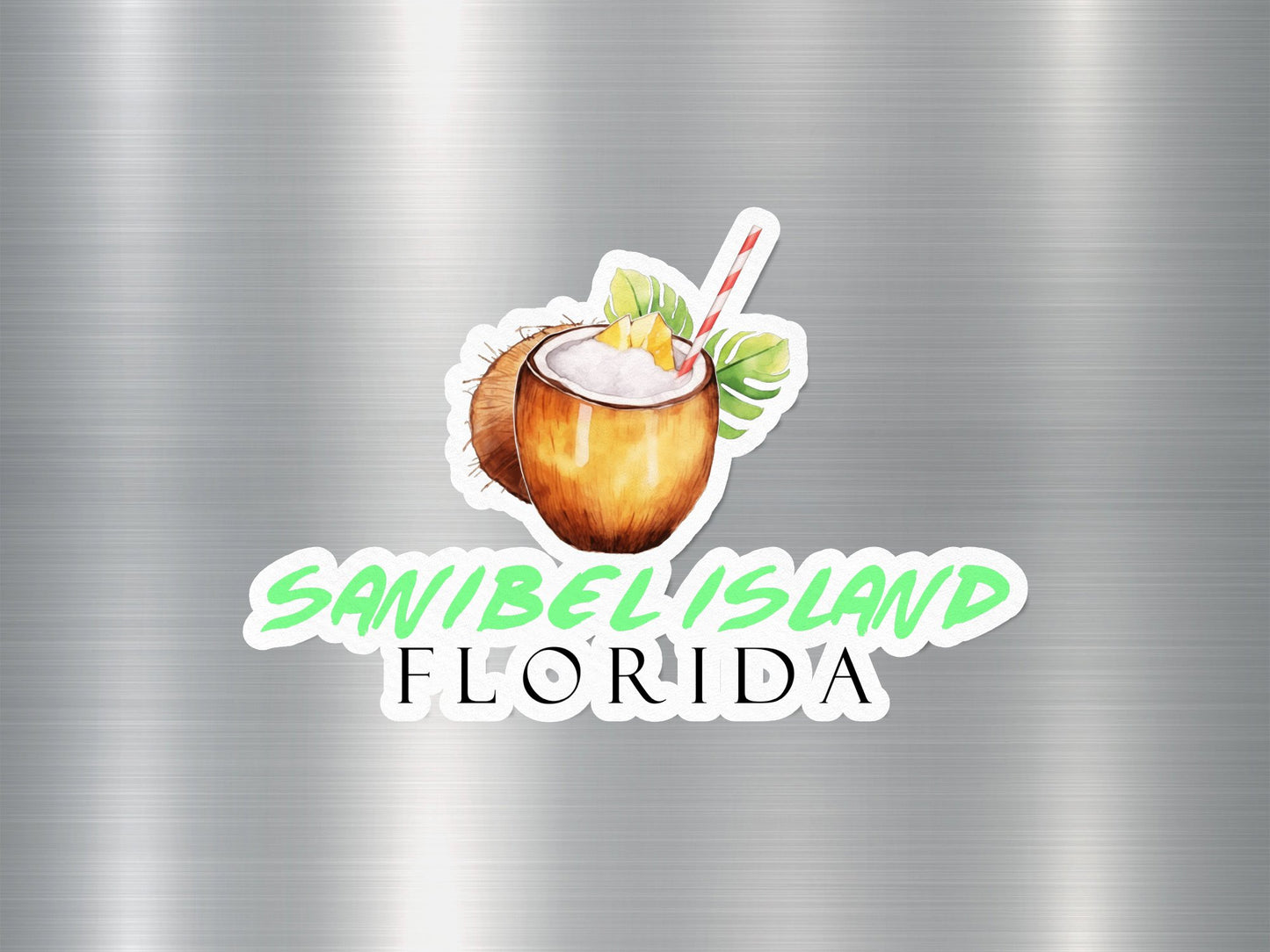Wholesale Sanibel Island Florida Coconut Sticker