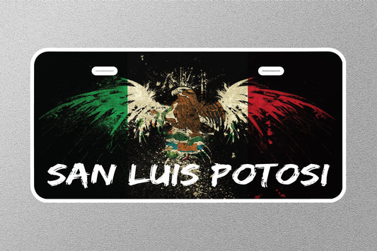 SAN LUIS POTOSI  Mexico Licence Plate Sticker