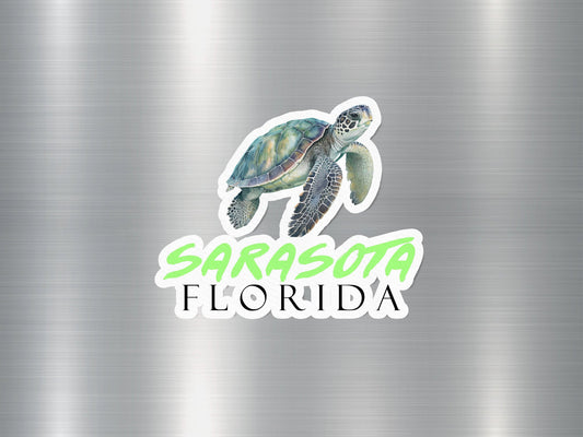 Sarasota Florida Turtle Sticker