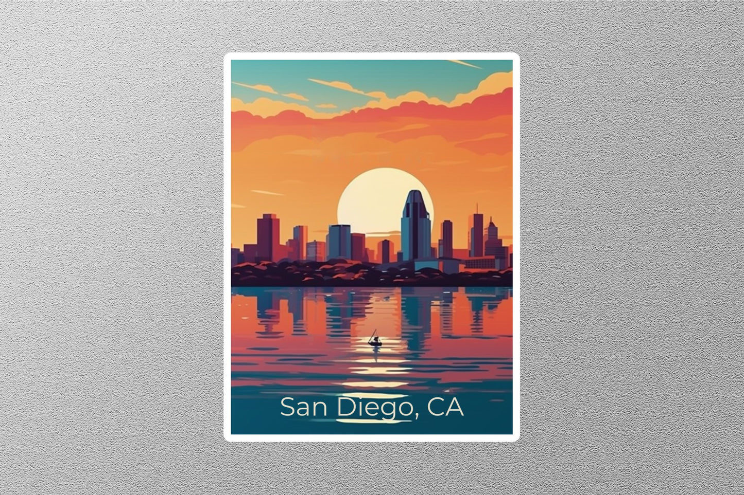 Vintage San Diego Travel Stickers