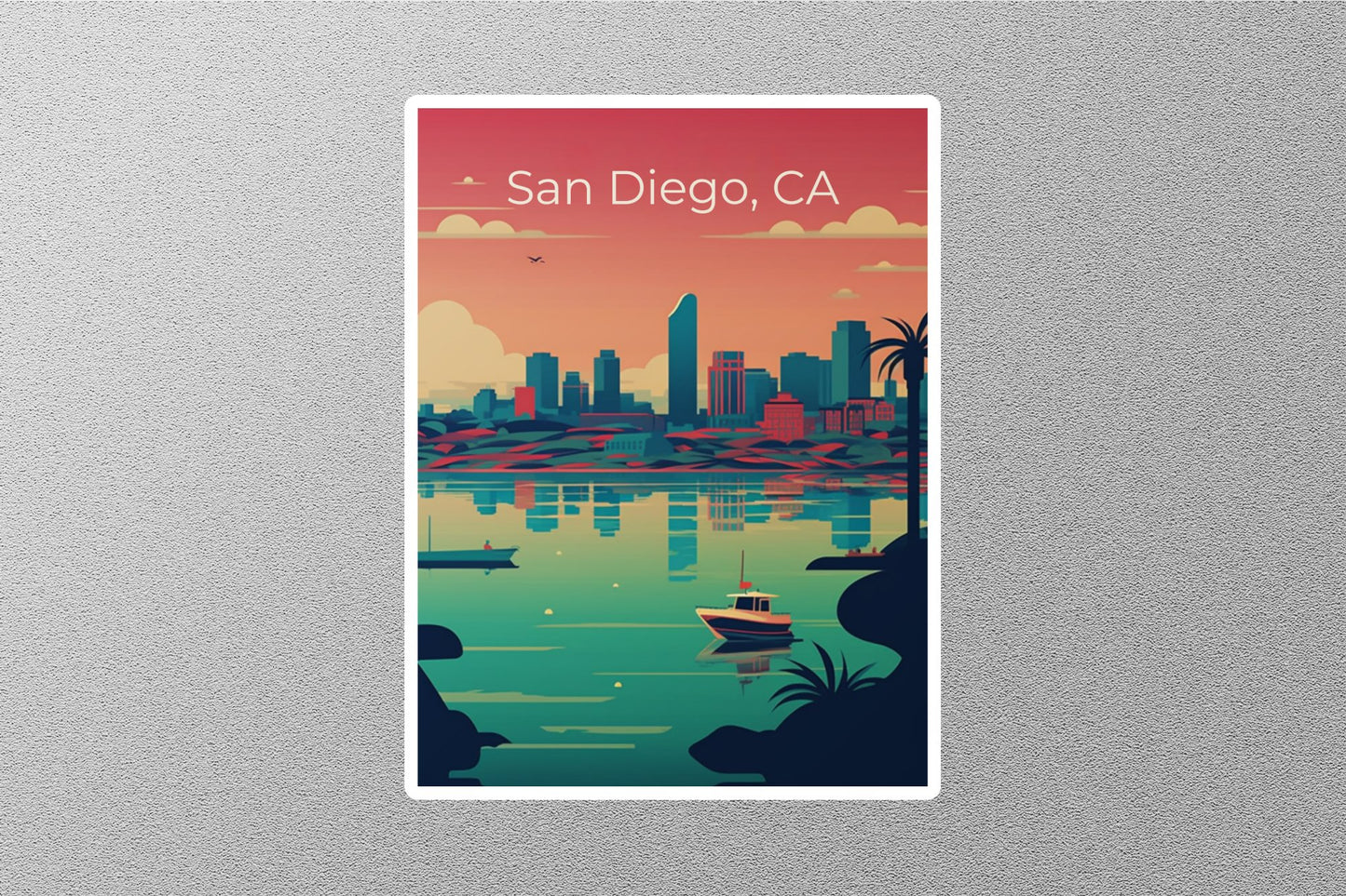 Wholesale Vintage San Diego Travel Stickers