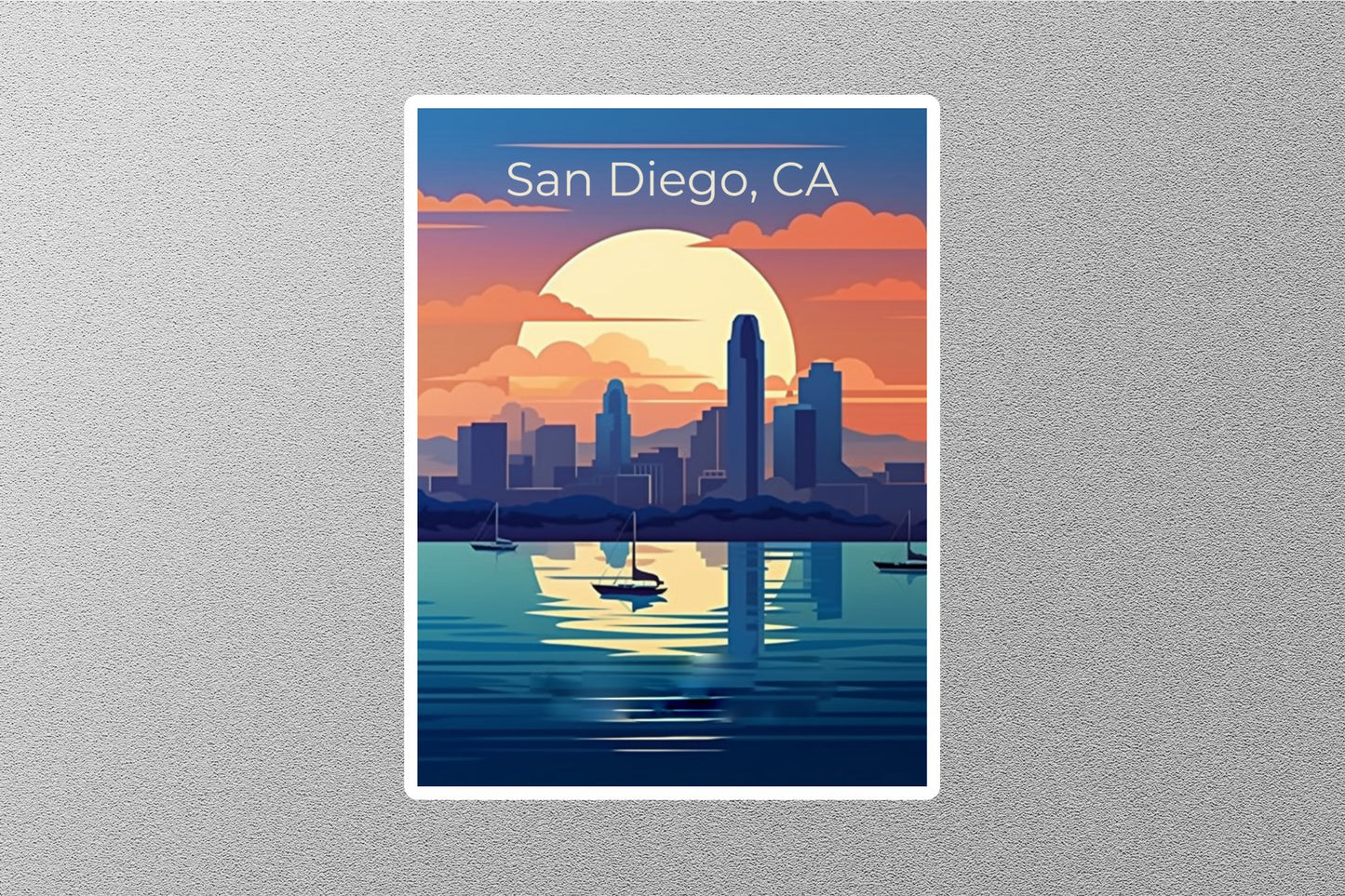 Wholesale Vintage San Diego Travel Stickers