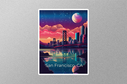 Vintage San Francisco Travel Stickers