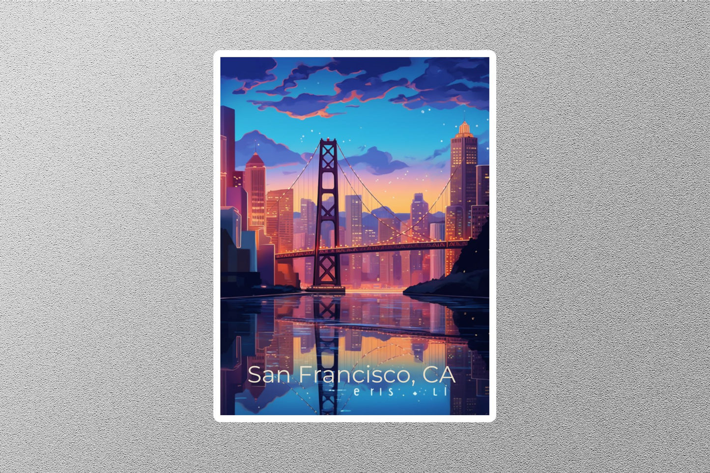 Vintage San Francisco Travel Stickers