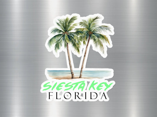 Wholesale Siesta Key Florida Palm Tree Sticker