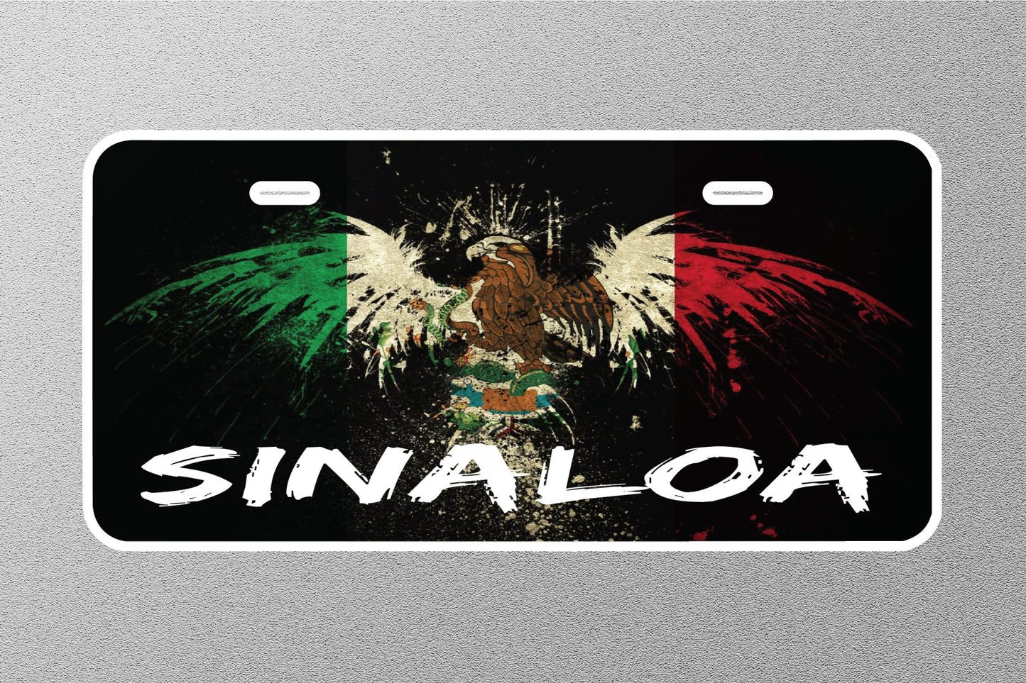 SINALOA  Mexico Licence Plate Sticker