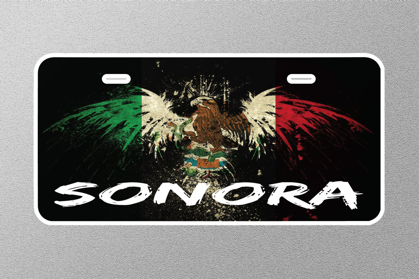 SONORA Mexico Licence Plate Sticker