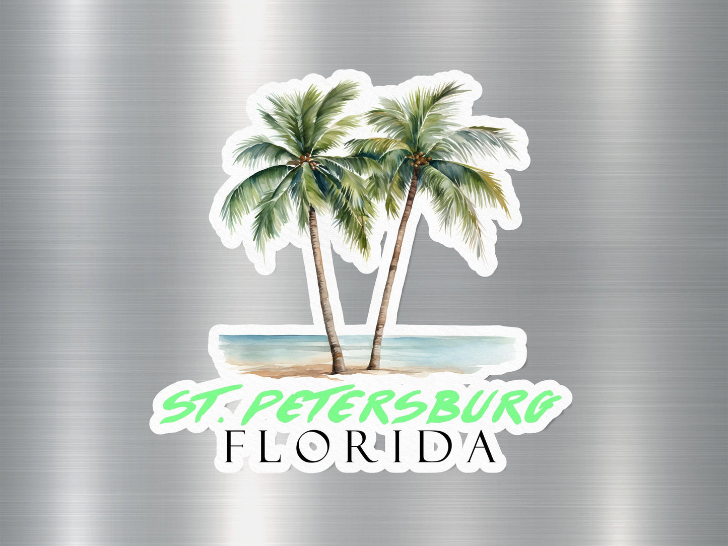 Wholesale St. Petersburg Florida Palm Tree Sticker