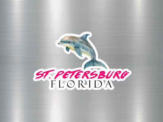 Wholesale St. Petersburg Florida Dolphin Sticker