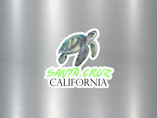 Santa Cruz California Turtle Sticker