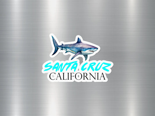 Santa Cruz California Shark Sticker