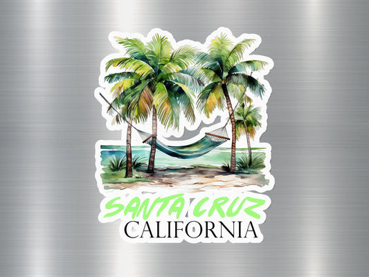 Santa Cruz California Hammock Sticker