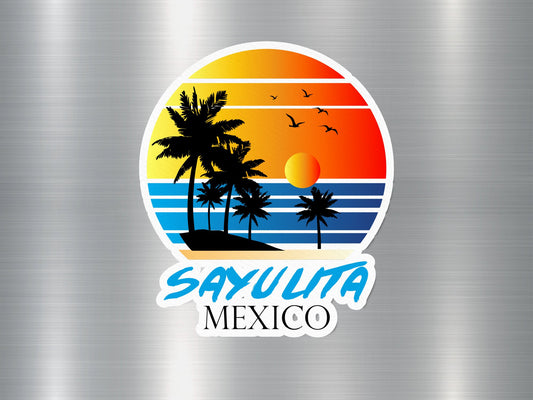 Sayulita Mexico Sunset Sticker