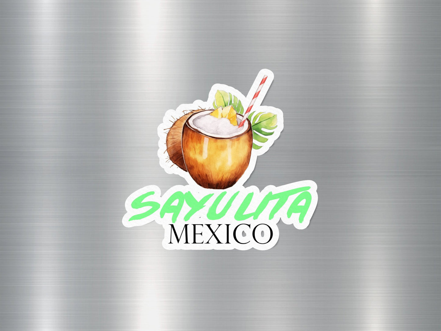 Sayulita Mexico Coconut Sticker