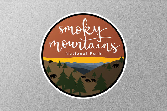 Smoky Mountains Circle National Park Sticker