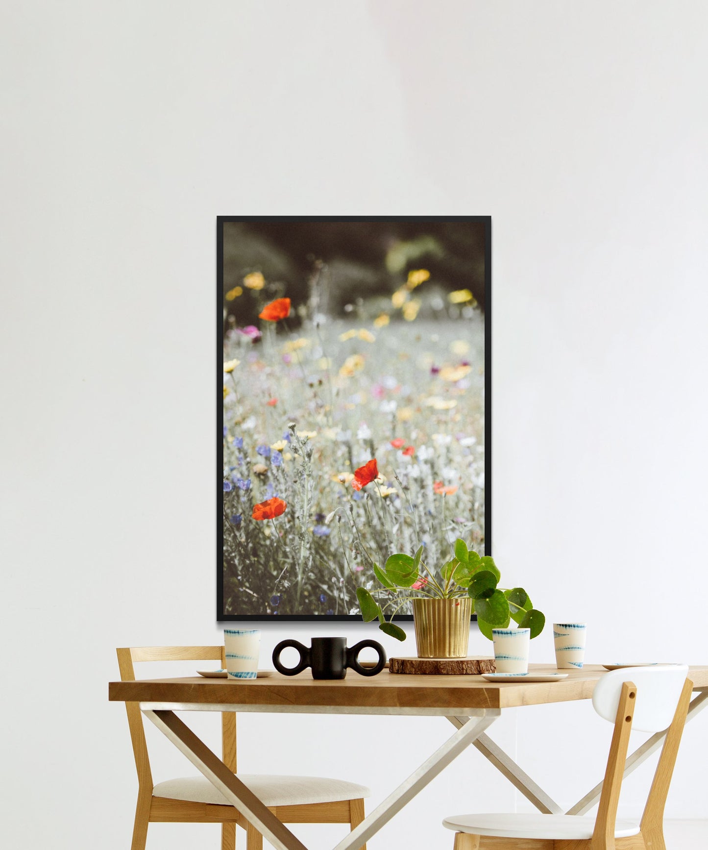 Spring Flower Field Poster - Matte Paper