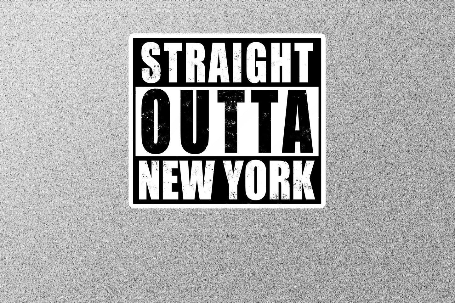 Straight Outta New York Sticker