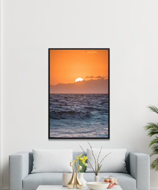 Sunset Beach Poster - Matte Paper