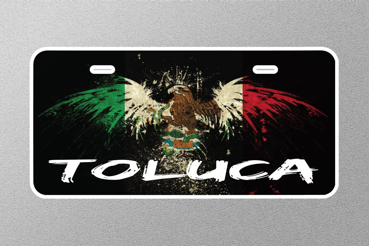 TOLUCA Mexico Licence Plate Sticker