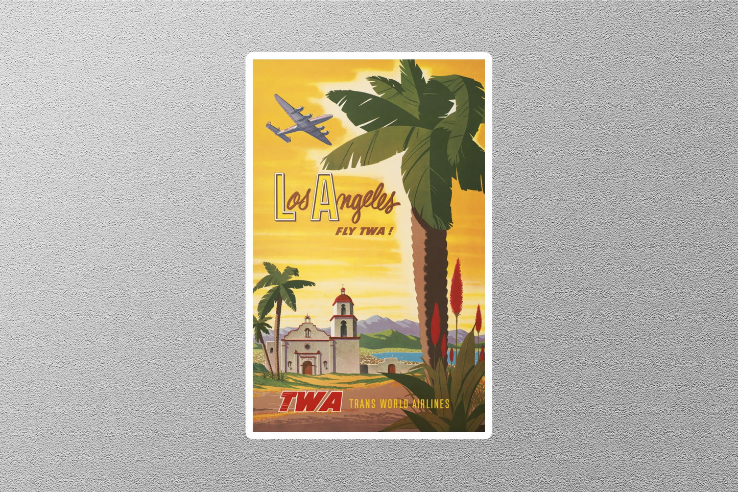 Wholesale Vintage Los Angeles Travel Stickers