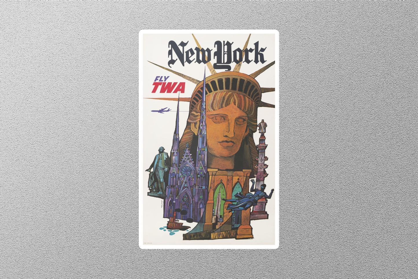 Wholesale Vintage New York Travel Stickers