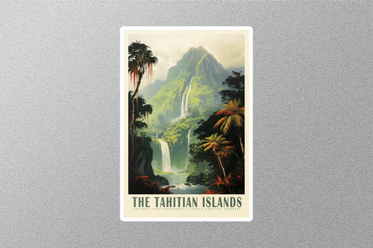 Wholesale Vintage Tahitian Islands Travel Sticker