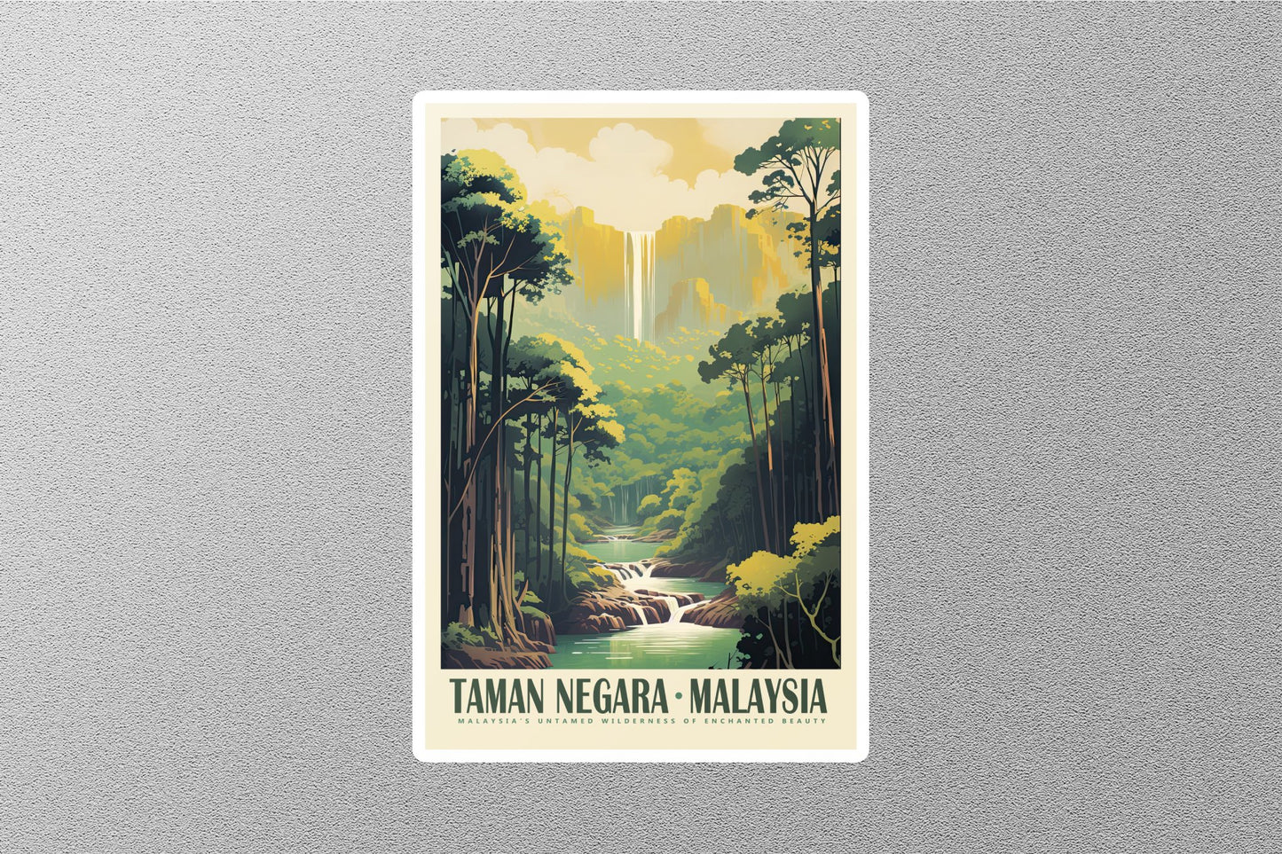 Wholesale Vintage Taman Negara Travel Sticker