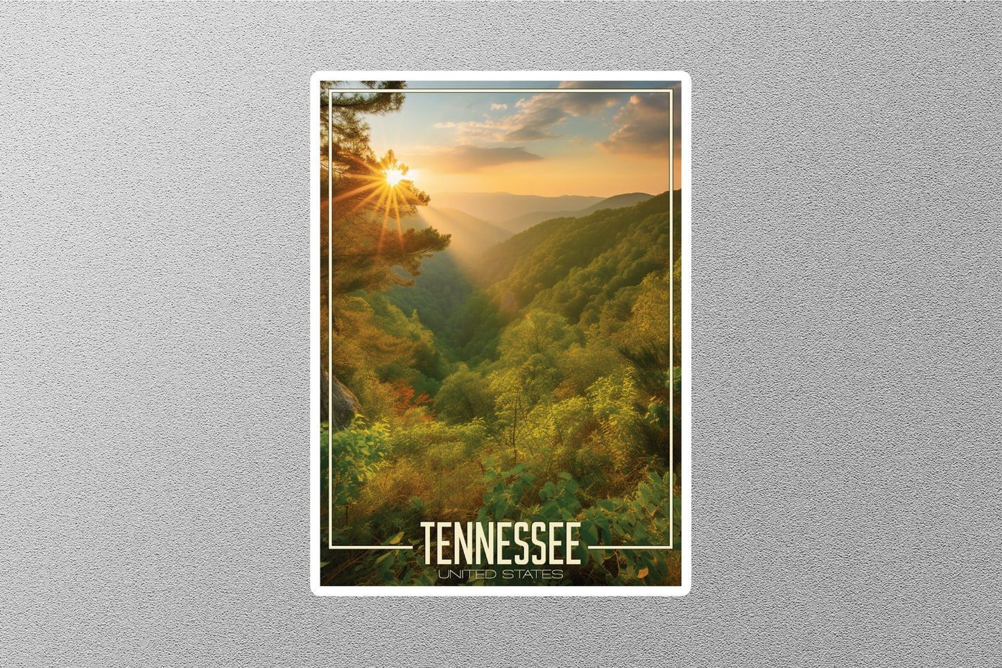 Dreamy Tennessee Travel Stickers