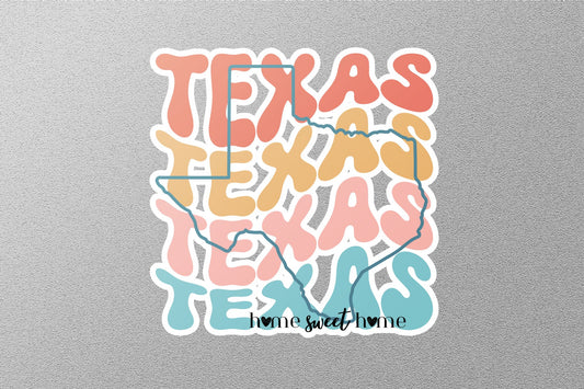 Retro Texas Sticker