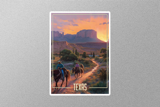 Dreamy Texas Travel Stickers