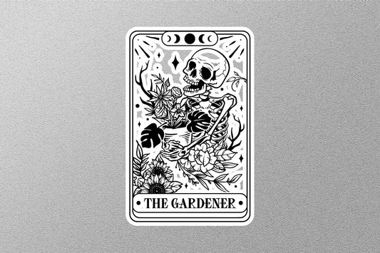 The Gardener Funny Tarot Sticker