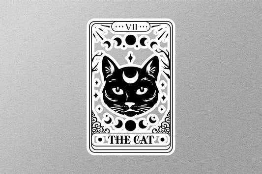 The cat Funny Tarot Sticker