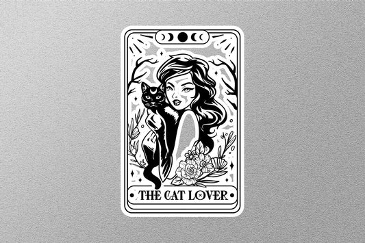 The Cat Lover Funny Tarot Sticker