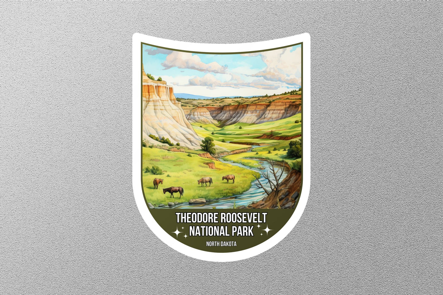 Theodore Roosevelt National Park Sticker