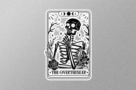 The Over Thinker  Funny Tarot Sticker