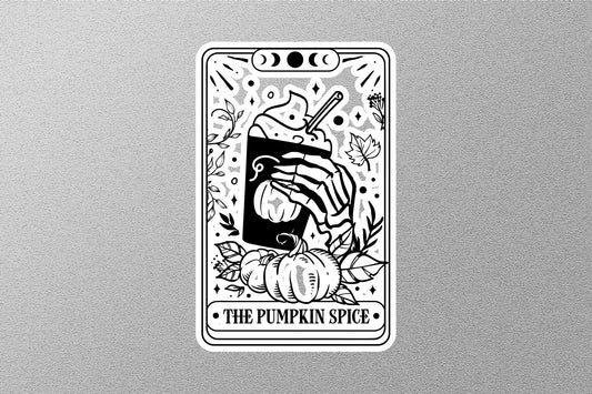 The Pumpkin Spice Funny Tarot Sticker