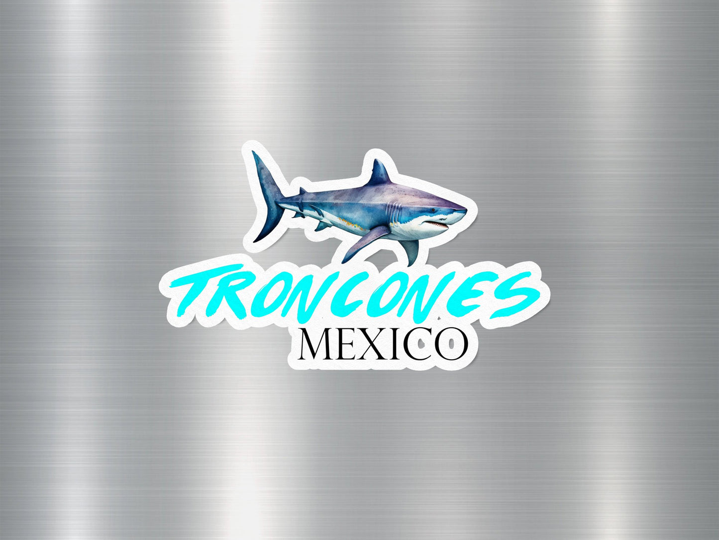 Troncones Mexico Shark Sticker