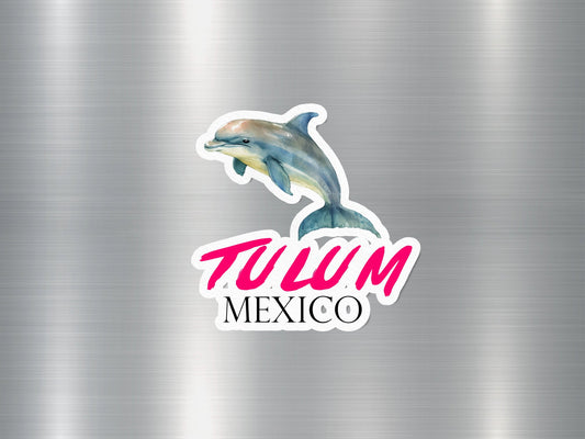 Tulum Mexico Dolphin Sticker