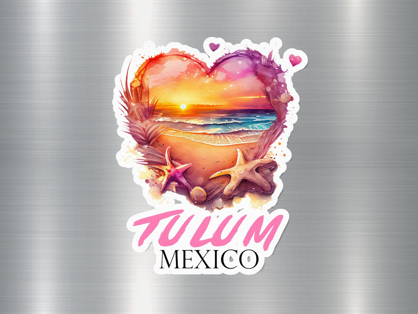 Wholesale Tulum Mexico Heart Sticker