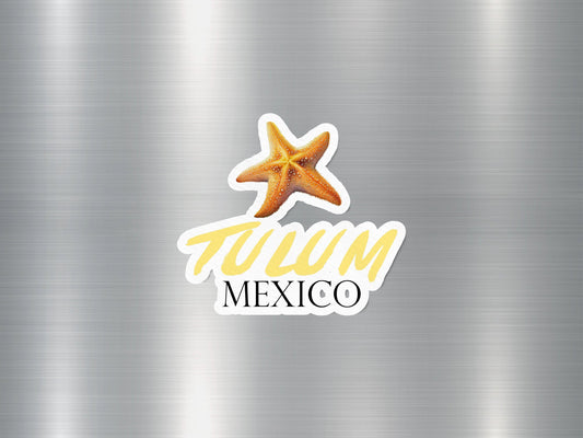 Tulum Mexico Starfish Sticker