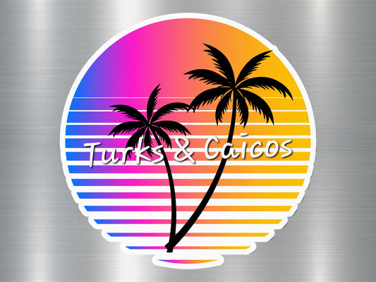 Turks Caicos Beach Sticker