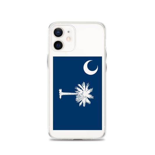 Flag of South Carolina iPhone Case, Clear South Carolina iPhone Case