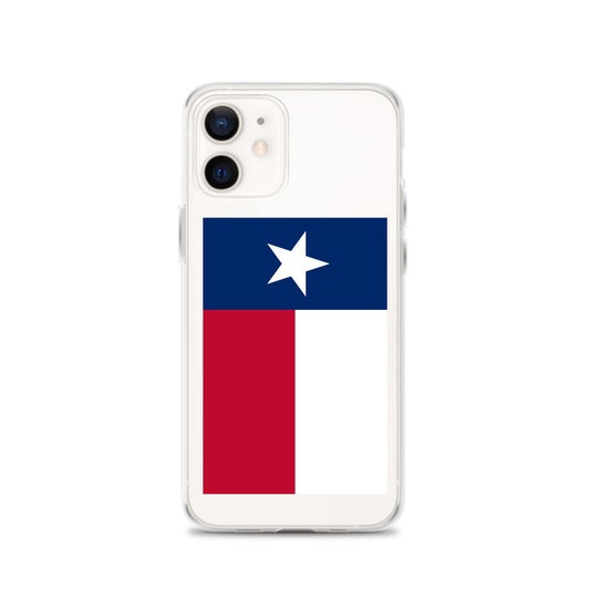 Flag of Texas iPhone Case, Clear Texas Flag iPhone Case