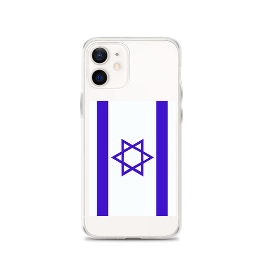 Israel Flag iPhone Case, Clear Israel iPhone Case