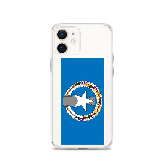 Northern Mariana Islands Flag iPhone Case, Clear Mariana Flag iPhone Case
